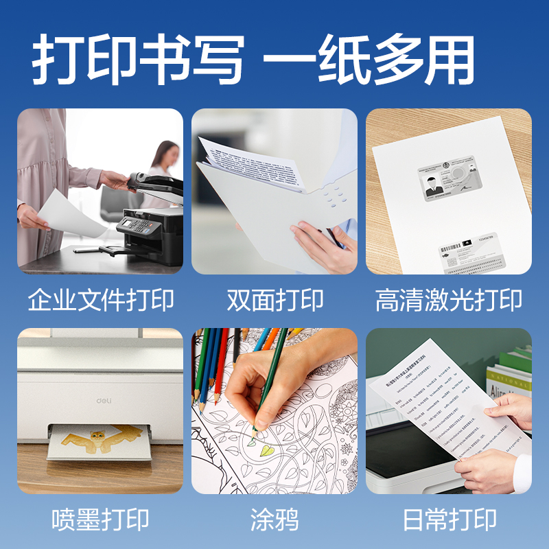 池兆诺ZF7760-1白令海复印纸A3-70g-1包(Z-含快递包装)(混)(包)